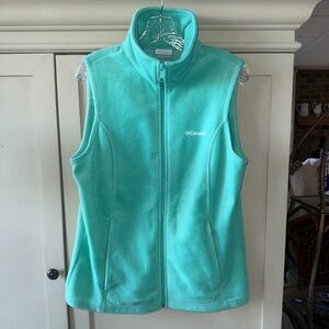 Columbia Fleece Vest - Teal - Large